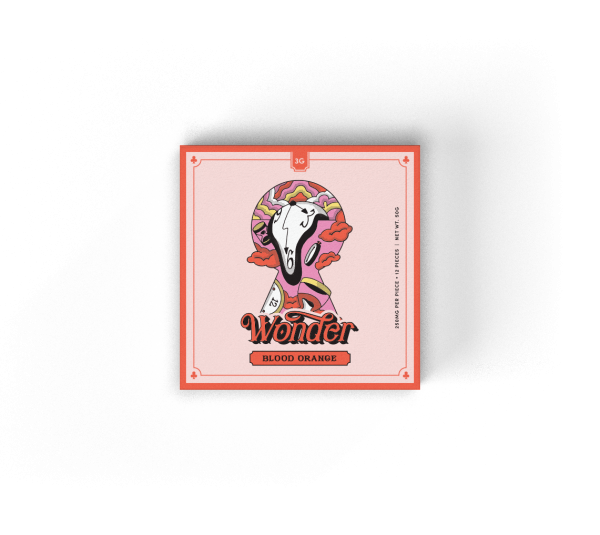 Wonder – Psilocybin Chocolate Bar – Blood Orange - Image 2