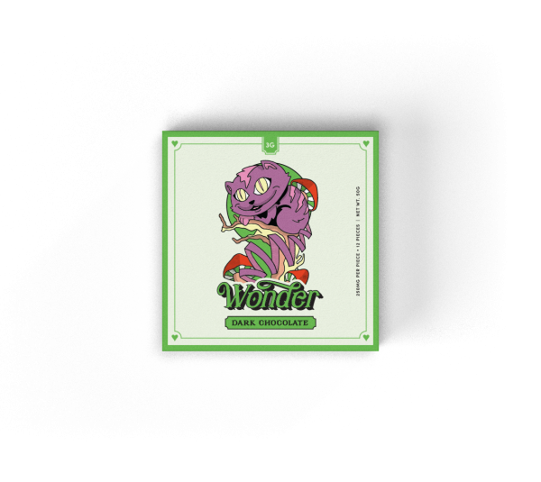 Wonder – Psilocybin Chocolate Bar – Dark Chocolate - Image 2